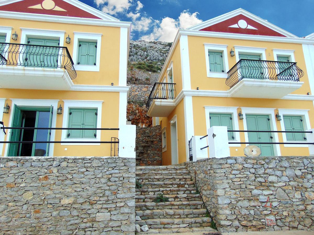 Villas Danezis - New Marina , Symi Bagian luar foto